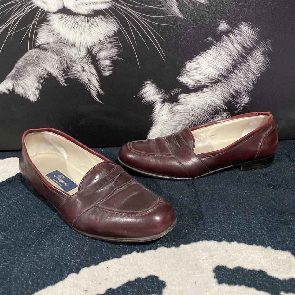 Vintage Bragano by Cole Haan Penny Loafer Men's 8.5M Brown Leather Formal Career